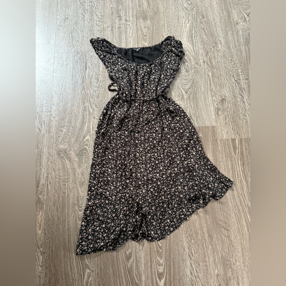 Lucky Brand Black Floral Dress